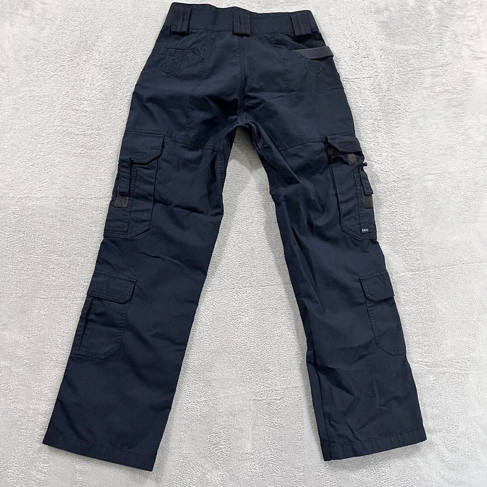 5.11 Tactical Cargo Pants Women's 8‎ Navy Blue Ripstop Tactile